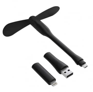 Mota FanFan Mobile Phone Fan Plug In MicroUSB Port for all Phones with MicroUSB Port