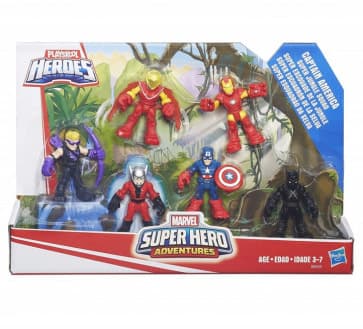 Playskool Heroes Super Hero Adventures Captain America Super Jungle Squad