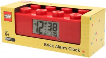 Lego Red Brick Light Up Alarm Clock