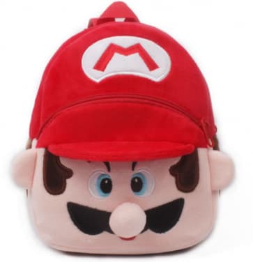 Mario Soft Small Backpack Schoolbag Rucksack