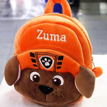Zuma Paw Patrol Soft Small Backpack Schoolbag Rucksack