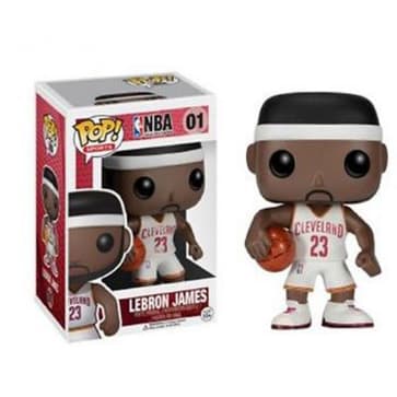 Funko Pop Lebron James Cavaliers White #01 Vinyl Figure