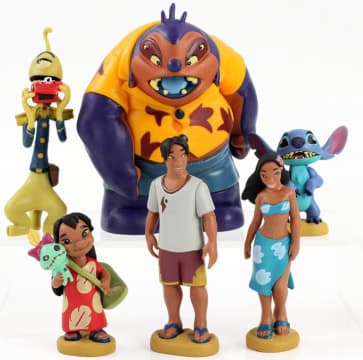 Lilo and Stitch 6pc Figure Set
