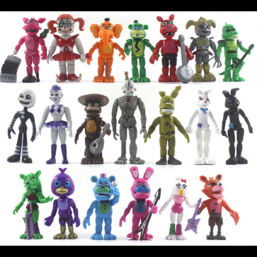 Five Nights at Freddy's Action Figures 20Pc Complete Collection