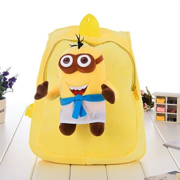 Soft 3D Minion Backpack For Kids