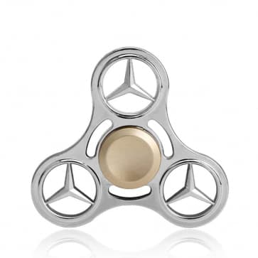 Mercedes Benz Silver Metal Fidget Spinner