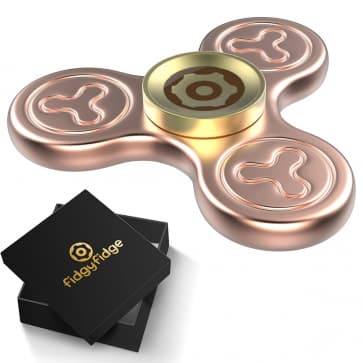 FidgyFidge Rose Gold Alloy Fidget Spinner