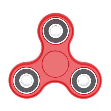 Phoenix Spinners Tri Spinner Fidget Toy Red