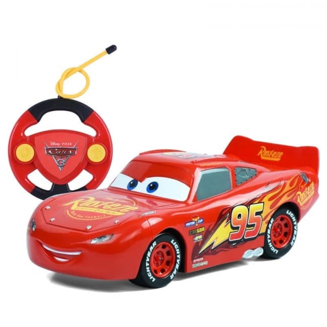 lightning mcqueen ride on car with remote control toy