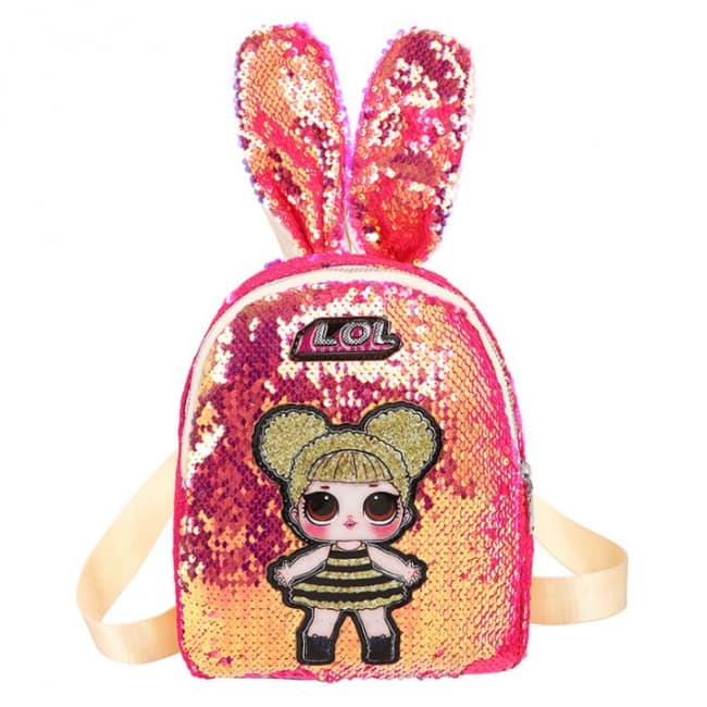 LOL Surprise Queen Bee Rabbit Ears Backpack Rucksack Schoolbag Toy
