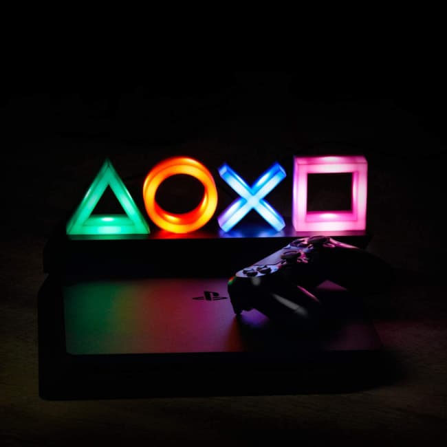 Paladone Playstation Icons Light with 3 Light Modes Music Reactive