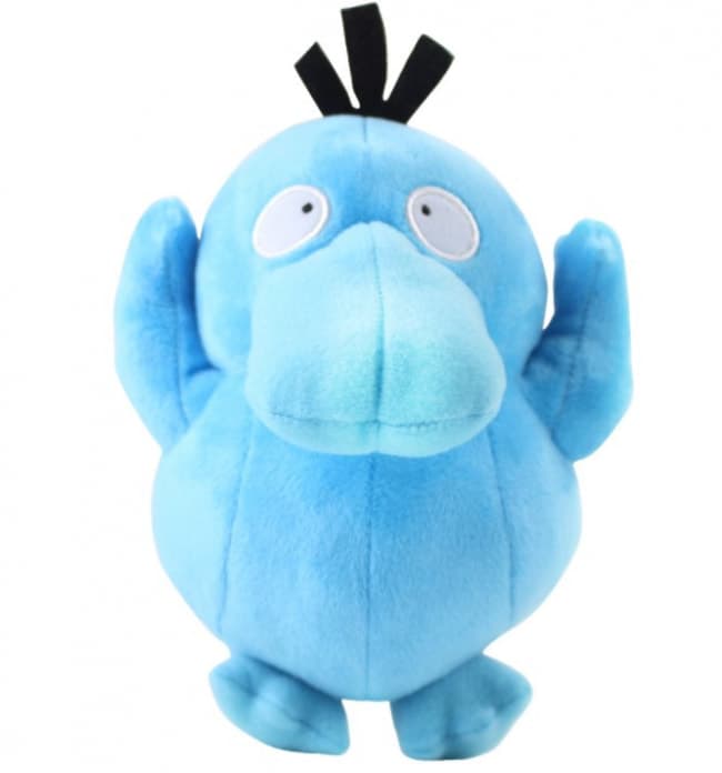 Blue Shiny Psyduck Pokemon Plush Toy Game Shop