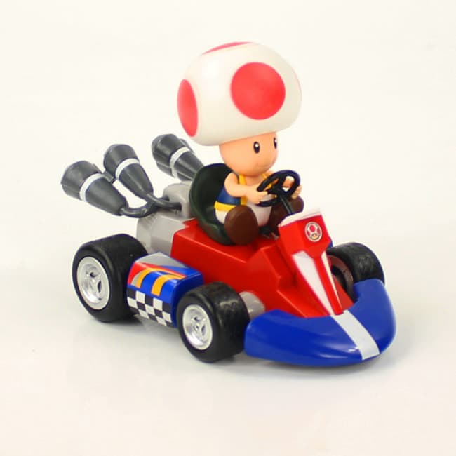 Toad Mario Kart Pull Back Racer Toy Game Shop 4768