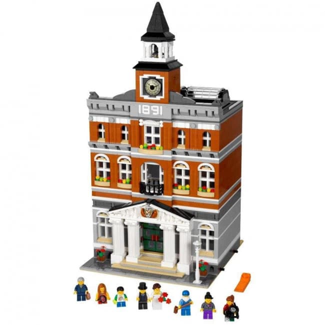 Architecture 10224 Town Hall Brick Building Kit Toy Game Shop