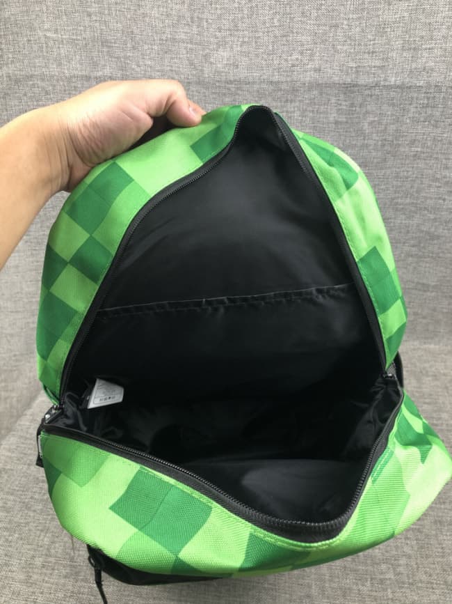 Minecraft Creeper Backpack Multicolor 17" Rucksack Toy Game Shop