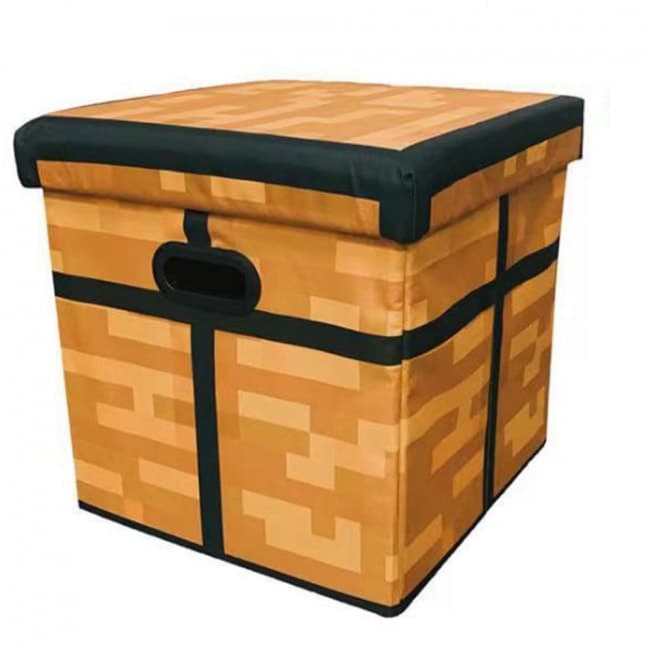 Minecraft Treasure Chest Block Storage Cube Organizer Toy Game Shop