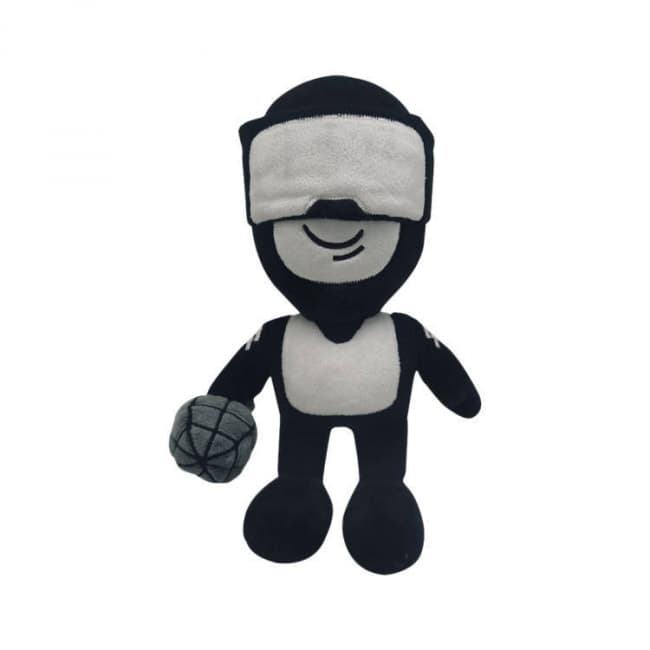 Friday Night Funkin Tankman with Microphone Plush | Toy Game Shop