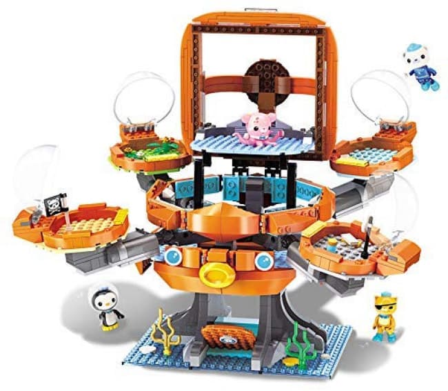 Octonauts Octopod Playset Barnacles Kwazii Peso Inkling Brick Building