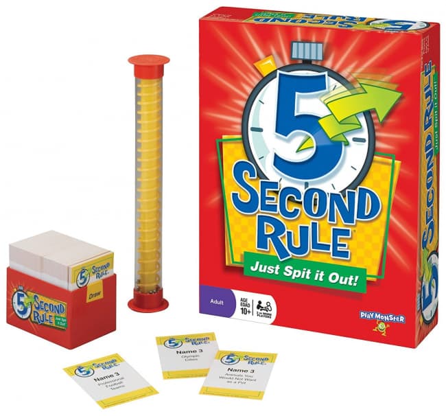 5 Second Rule Just Spit it Out Party Game Toy Game Shop