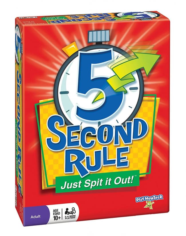 5 Second Rule Just Spit It Out Party Game Toy Game Shop 6764