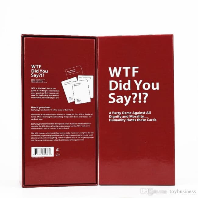 WTF Did You Say? Party Game Toy Game Shop