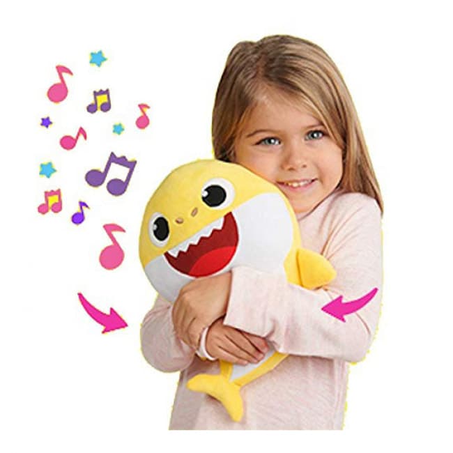 Singing Baby Shark Doll Yellow Toy Game Shop