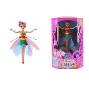 Flutterbye Deluxe Light Up Rainbow Flying Fairy Doll