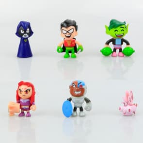 Teen Titans Go Mini Figures 6-Pack