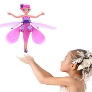 Flutterfly Pink Flying Fairy Doll
