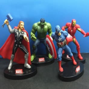 Avengers 4pc Figures Set