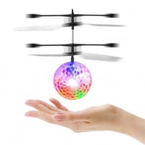 YKS RC Toy RC Flying Ball, RC Infrared Induction Helicopter Ball Built-in Shinning LED Lighting