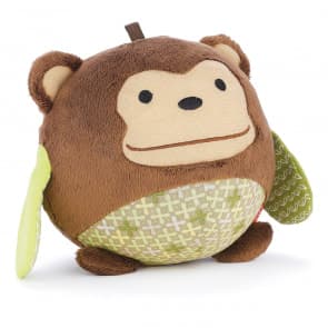 Skip Hop Hug & Hide Chime Ball - Monkey