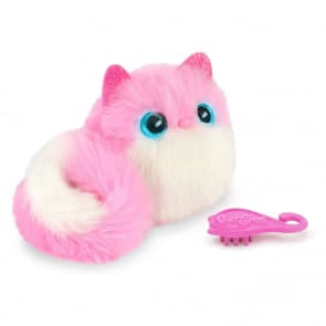 Pomsies Pinky Plush Interactive Toys Pink/White