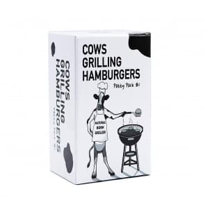 Cows Grilling Hamburgers Party Card Game