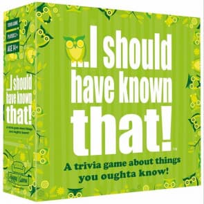 I Should Have Known That Trivia Game