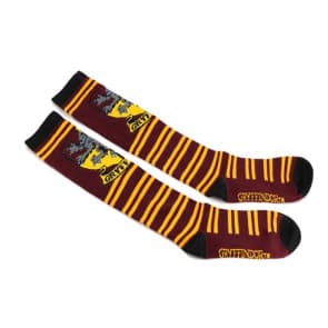 Gryffindor Juniors Knee High Socks Maroon Gold 9-11