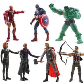Marvel Avengers 7pc Figures Set