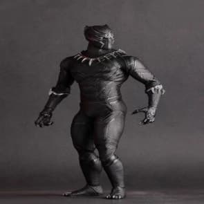 26cm Crazy Toys Black Panther Figure