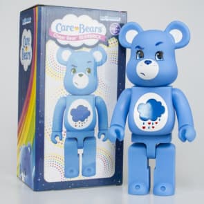 Medicom Care Bears Grumpy Bear 400% Bearbrick Figure Blue