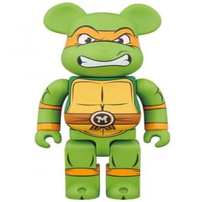 400% Bearbrick Michelangelo Teenage Mutant Ninja Turtles