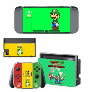Mario and Luigi Decal Set for Nintendo Switch