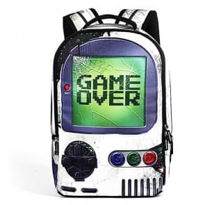 The Controller Game Over Backpack Schoolbag Rucksack