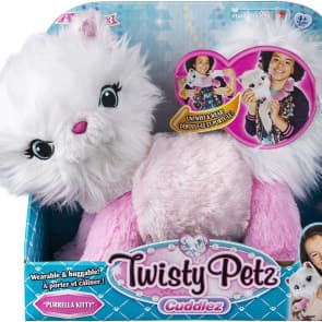 Twisty Petz Cuddlez Purrella Kitty Transforming Collectible Plush