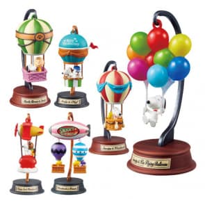 Re-Ment Miniature Peanuts Snoopy Balloon Journey Full Set 6 Packs
