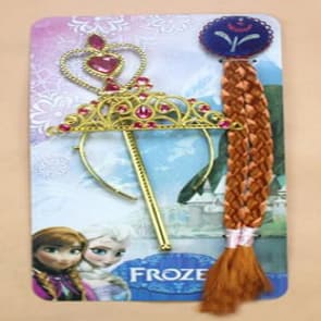 Frozen Princess Anna Crown Wand Hair Extension