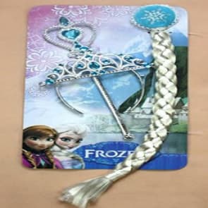 Frozen Princess Elsa Crown Wand Hair Extension