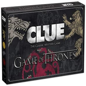 Clue Game of Thrones Board Game