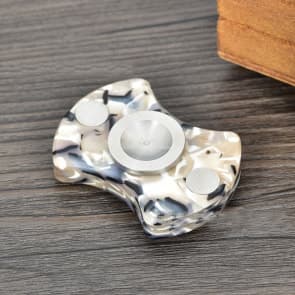 Camo Stone Marble Fidget Spinner Curved Stubby
