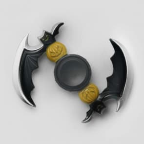 Pumpkin and Bat Wing Blade Fidget Spinner
