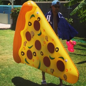 Swimline Giant Inflatable Pizza Slice 180cm